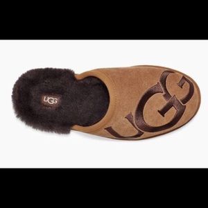 SCUFF LOGO MENS UGGS SLIPPERS